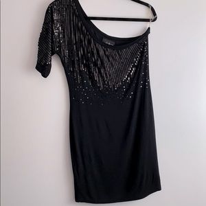 XXI Sequins one shoulder dress